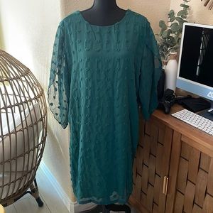 mid length women's swiss dot dress NWT XXL